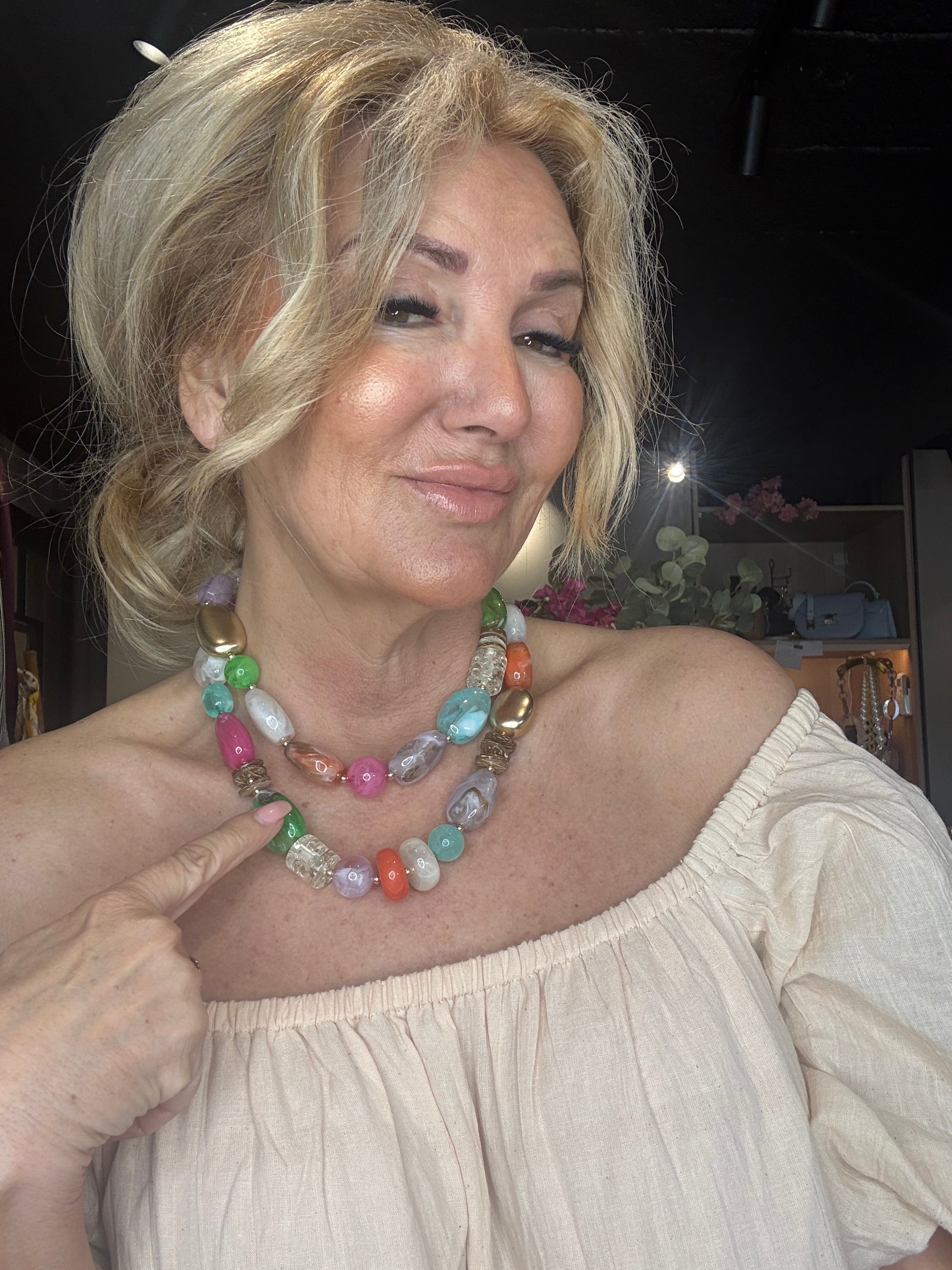 Ketting Dubbel Multicolor